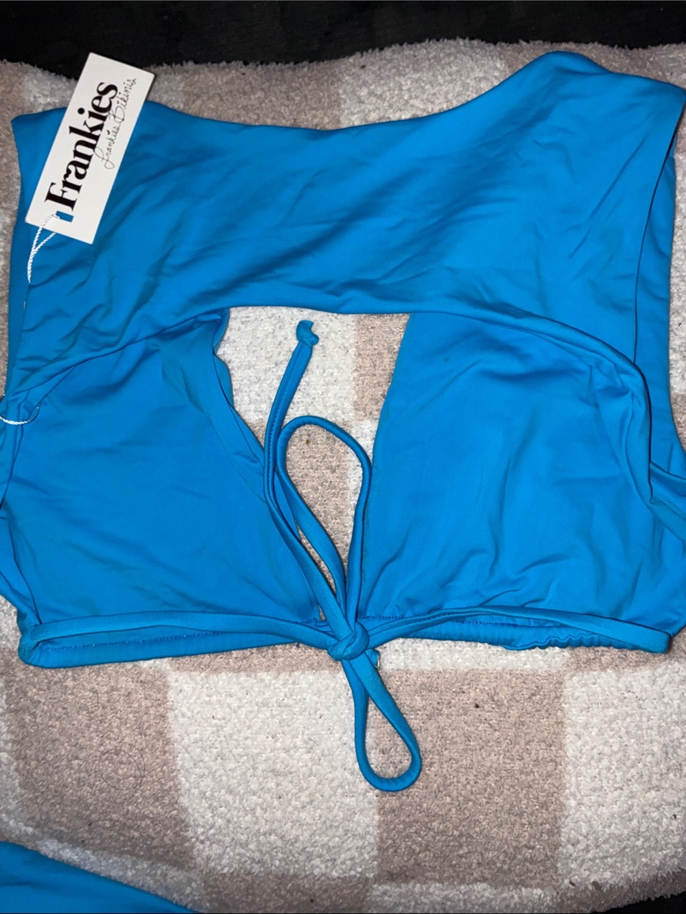 Frankie’s Bikinis Shea Azure Blue Bikini Set NWT size Medium - Picture 6 of 7